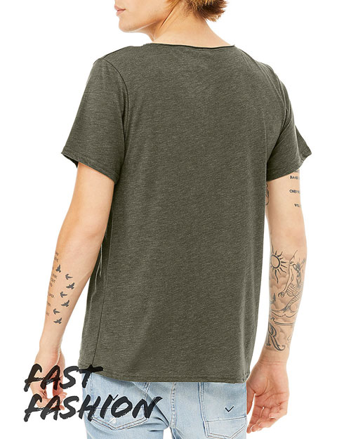 bella canvas raw neck tee