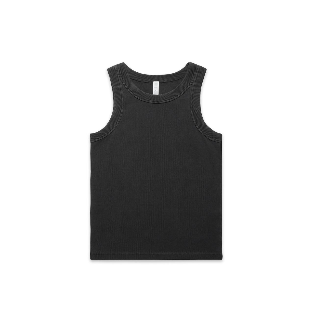 AS Colour - Custom Womens Faded Organic Rib Tank Top