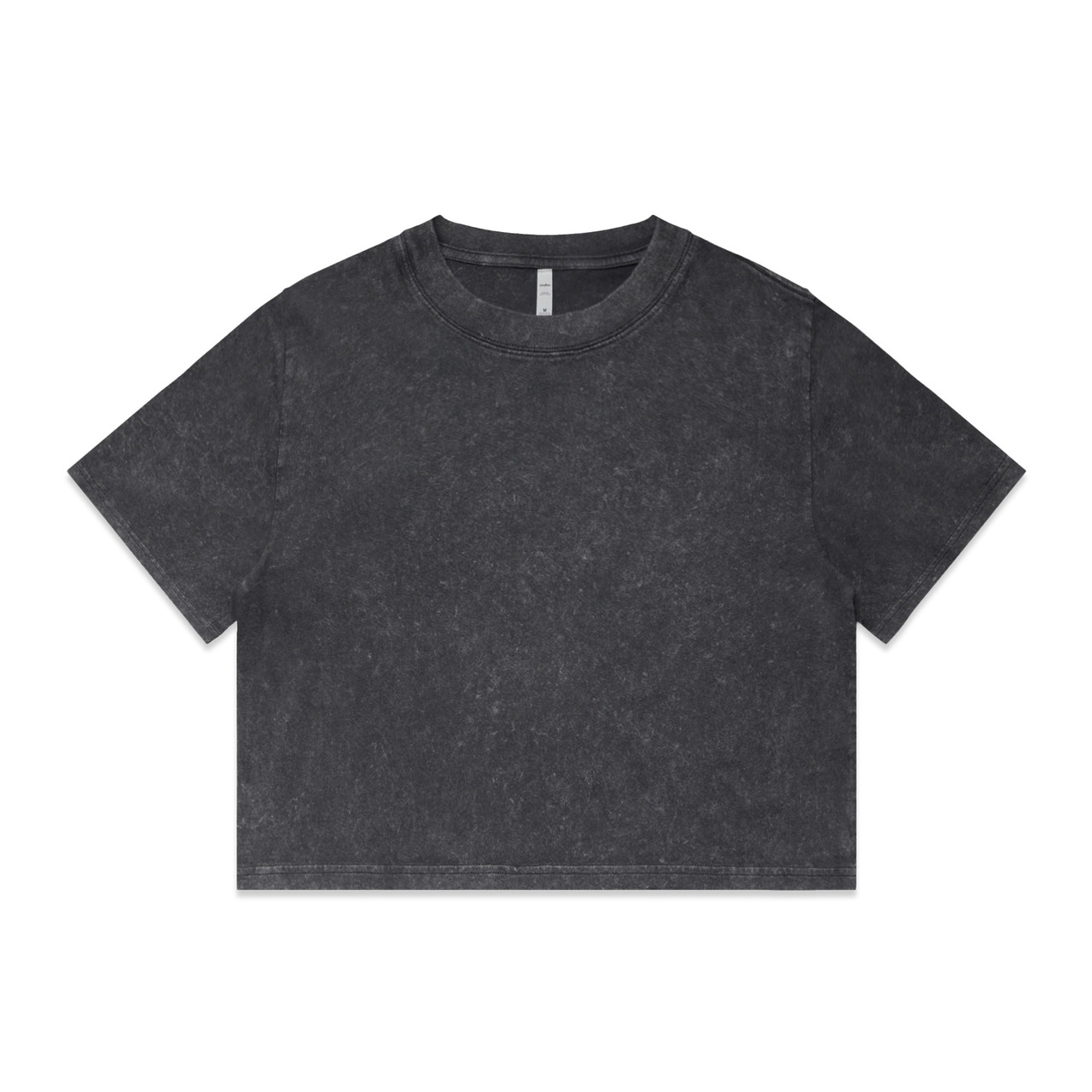AS Colour - Custom Womens Stone Wash Heavy Crop T-Shirt