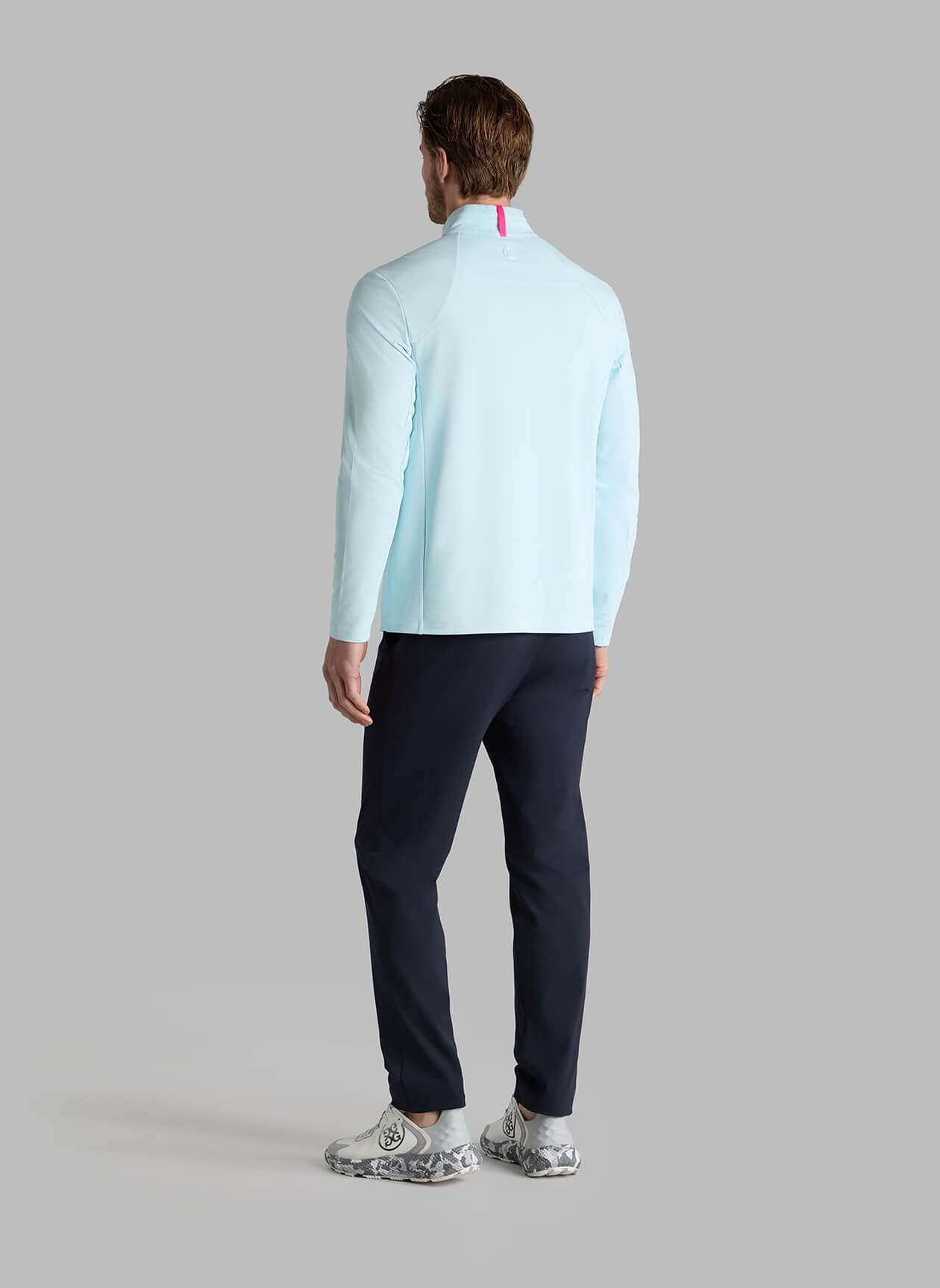 G Fore - Mens Brushed Back Tech Terry Quarter-Zip