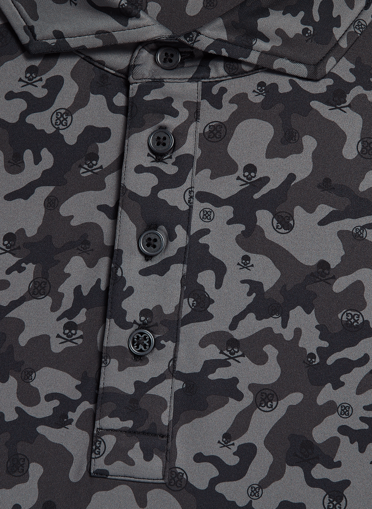 G Fore - Mens Mapped Icon Camo Tech Jersey Polo