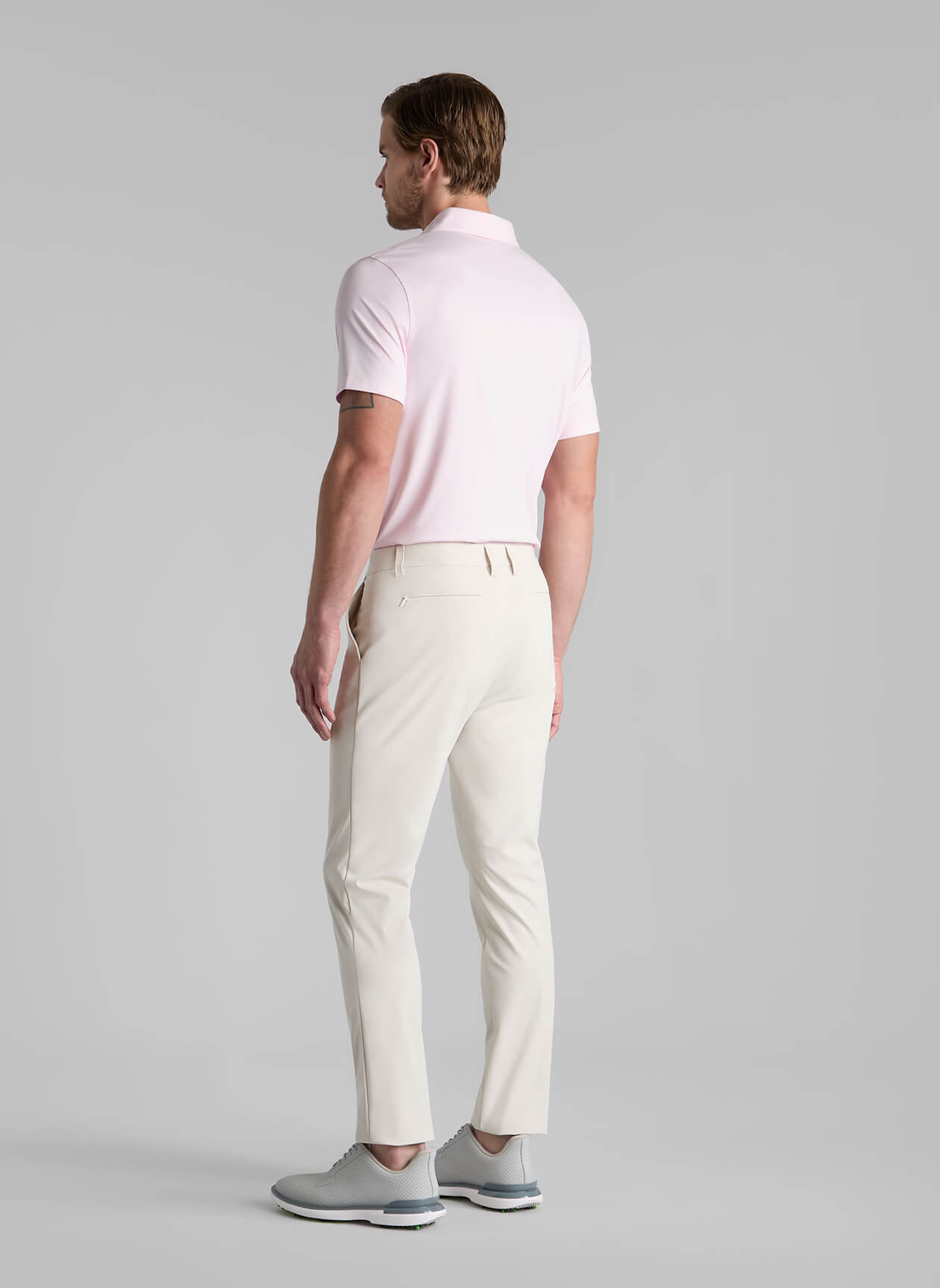 G Fore - Mens Melange Ice Nylon Polo