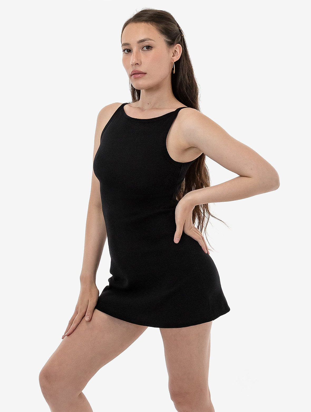 Los Angeles Apparel - 14/1RibSpaghetti BoatneckDress