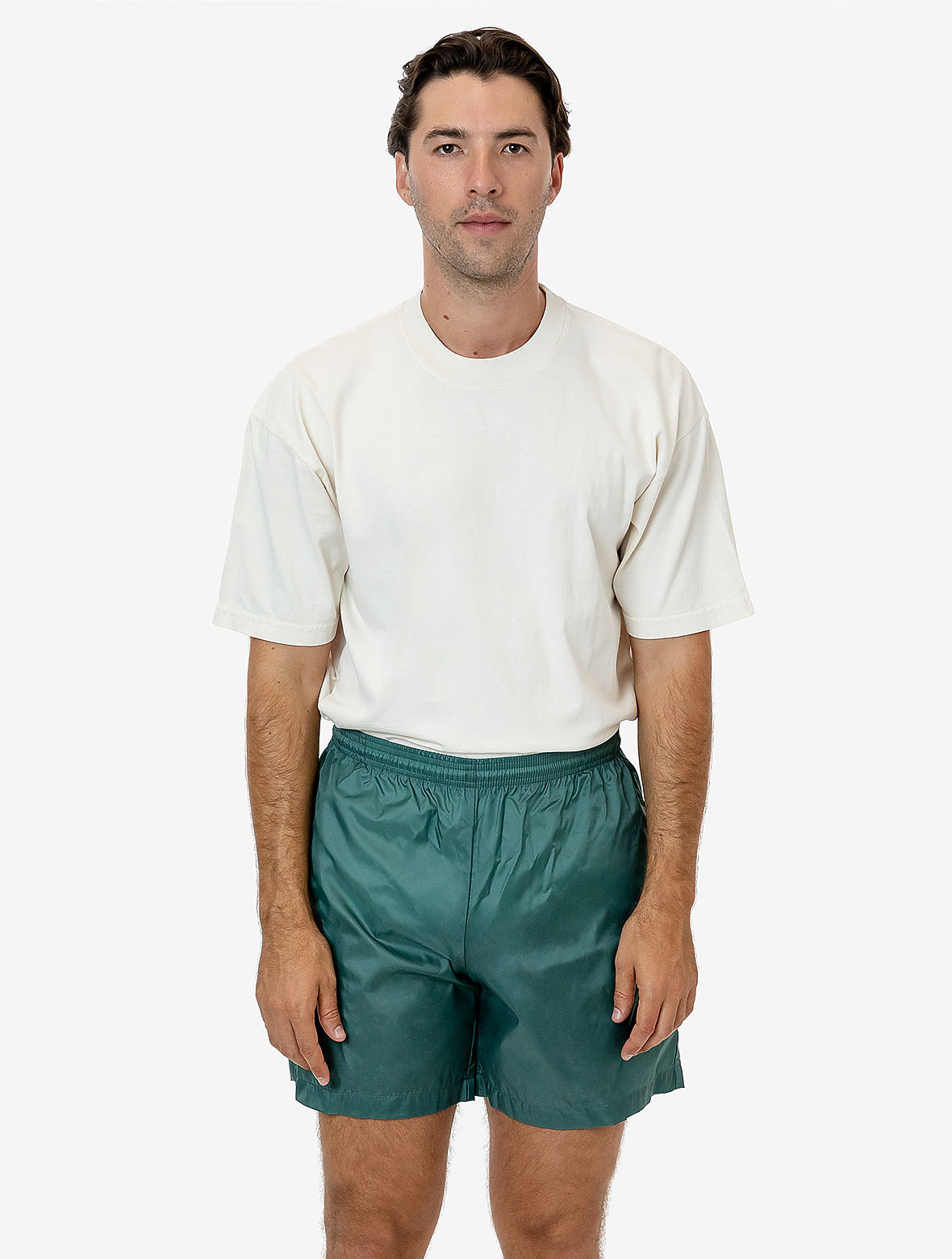 Los Angeles Apparel - Nylon Taffeta Wide Shorts