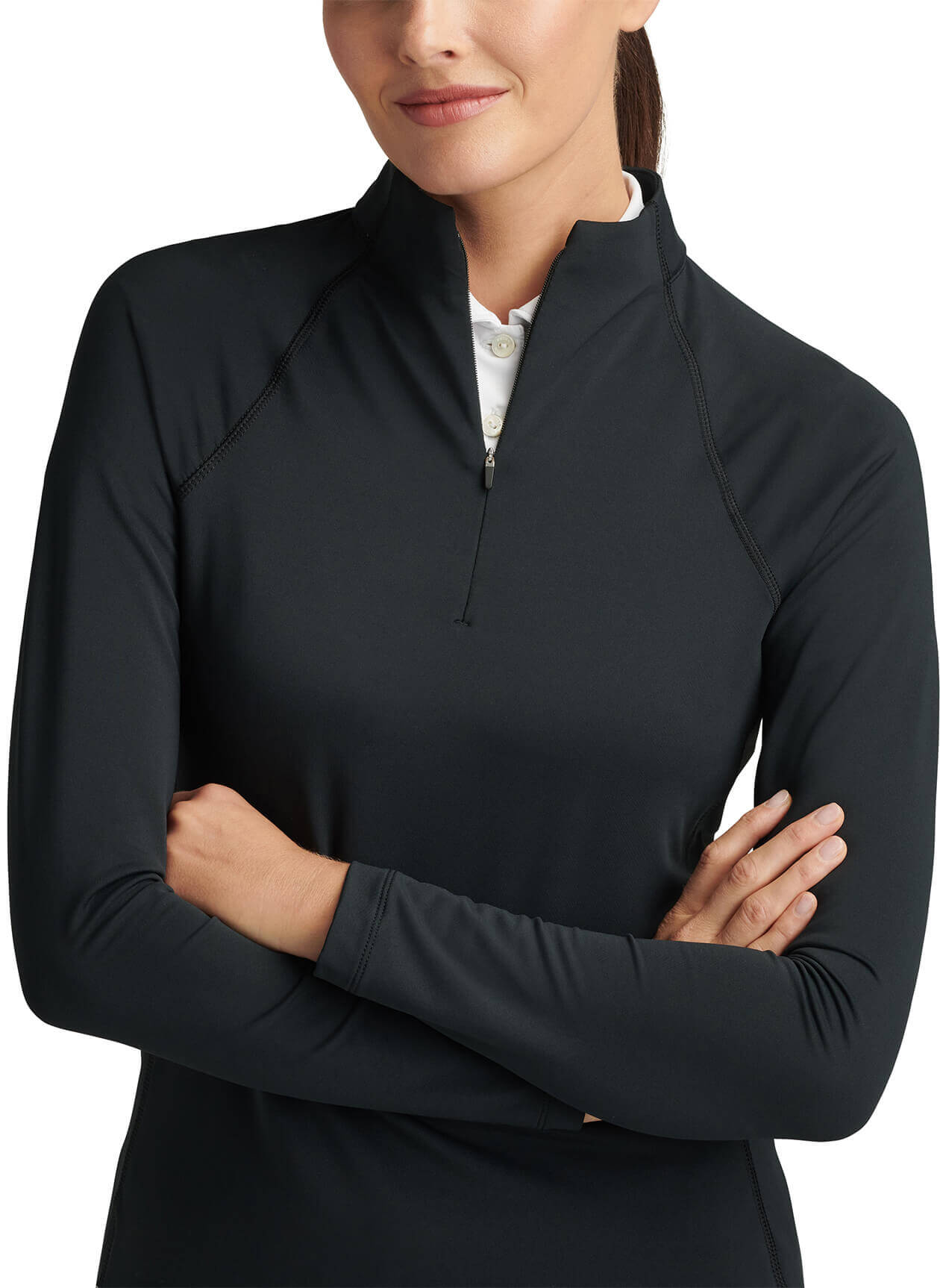 Peter Millar Womens Raglan Sleeve Perth Layer Quarter-Zip
