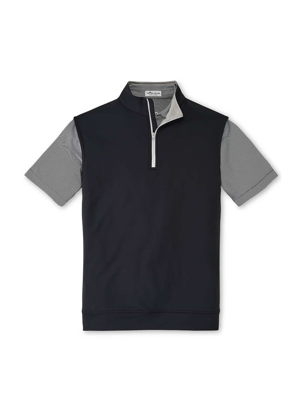 Peter Millar Mens Galway Performance Quarter-Zip Vest