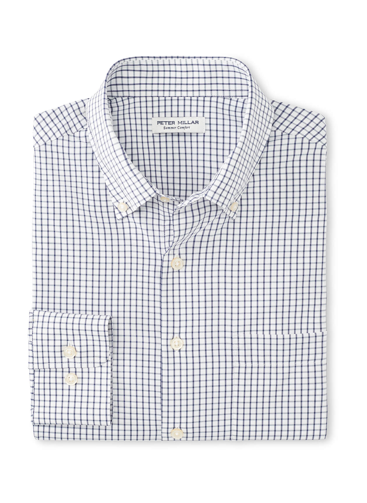 Peter Millar Mens Hanford Performance Twill Sport Shirt