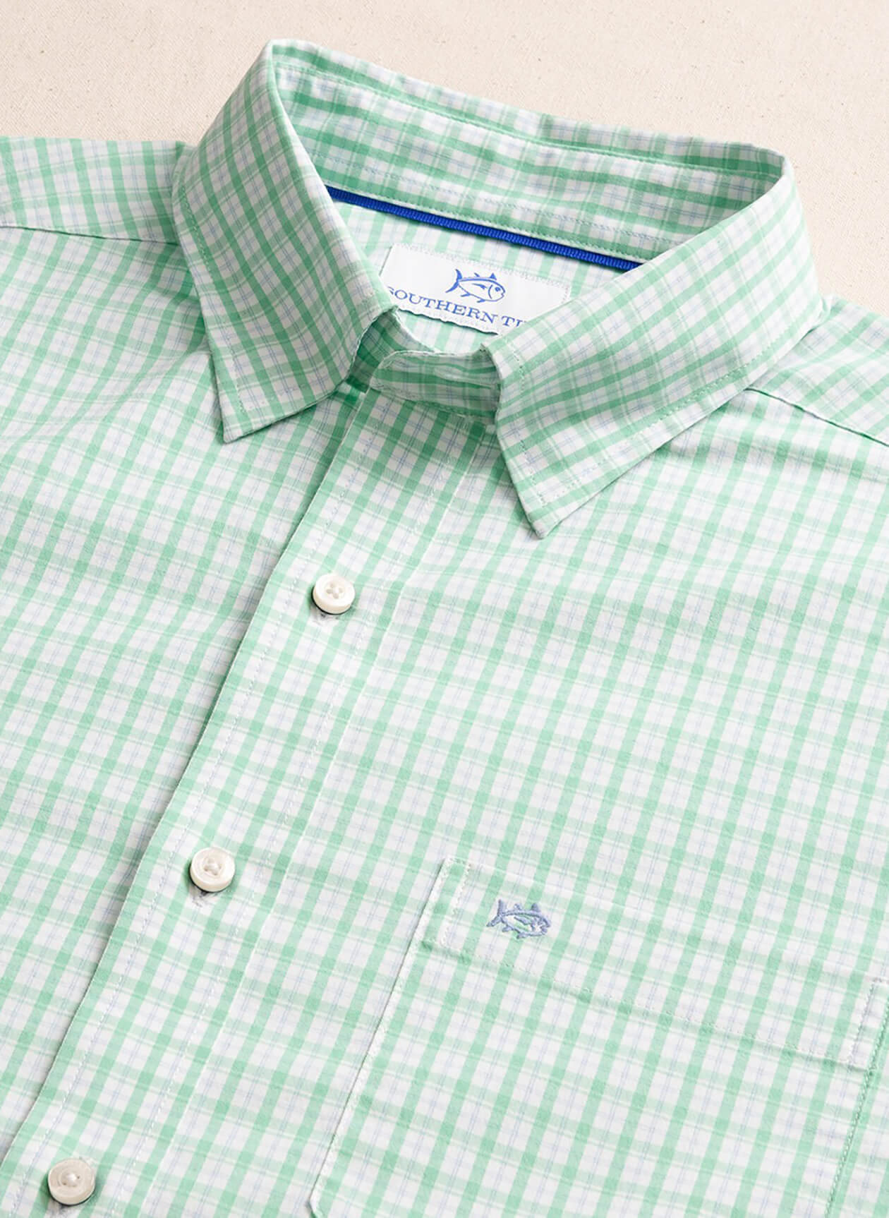 Southern Tide Mens Charleston Broad Creek Plaid Sportshirt