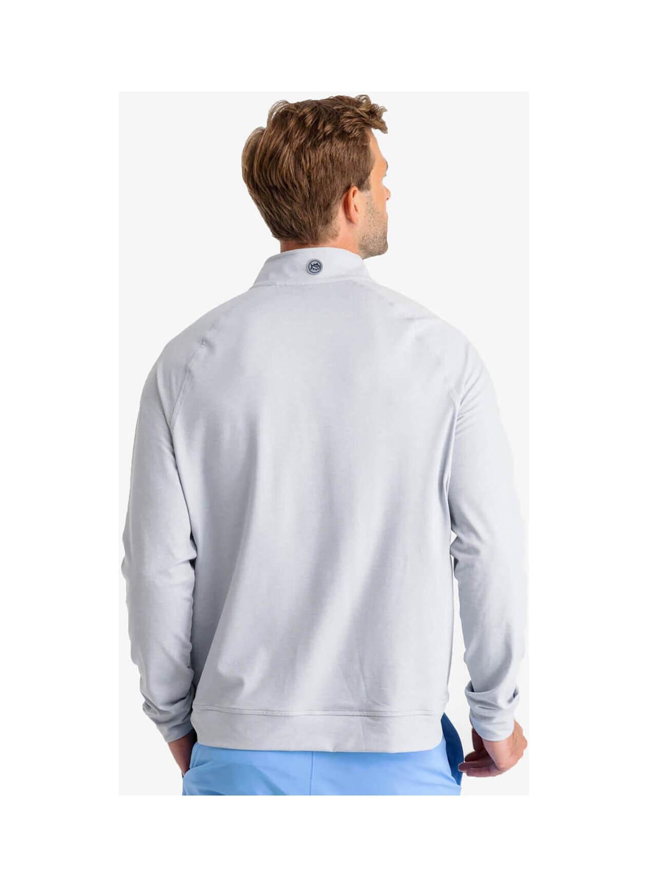 Southern Tide Mens Cruiser Heather Quarter-Zip