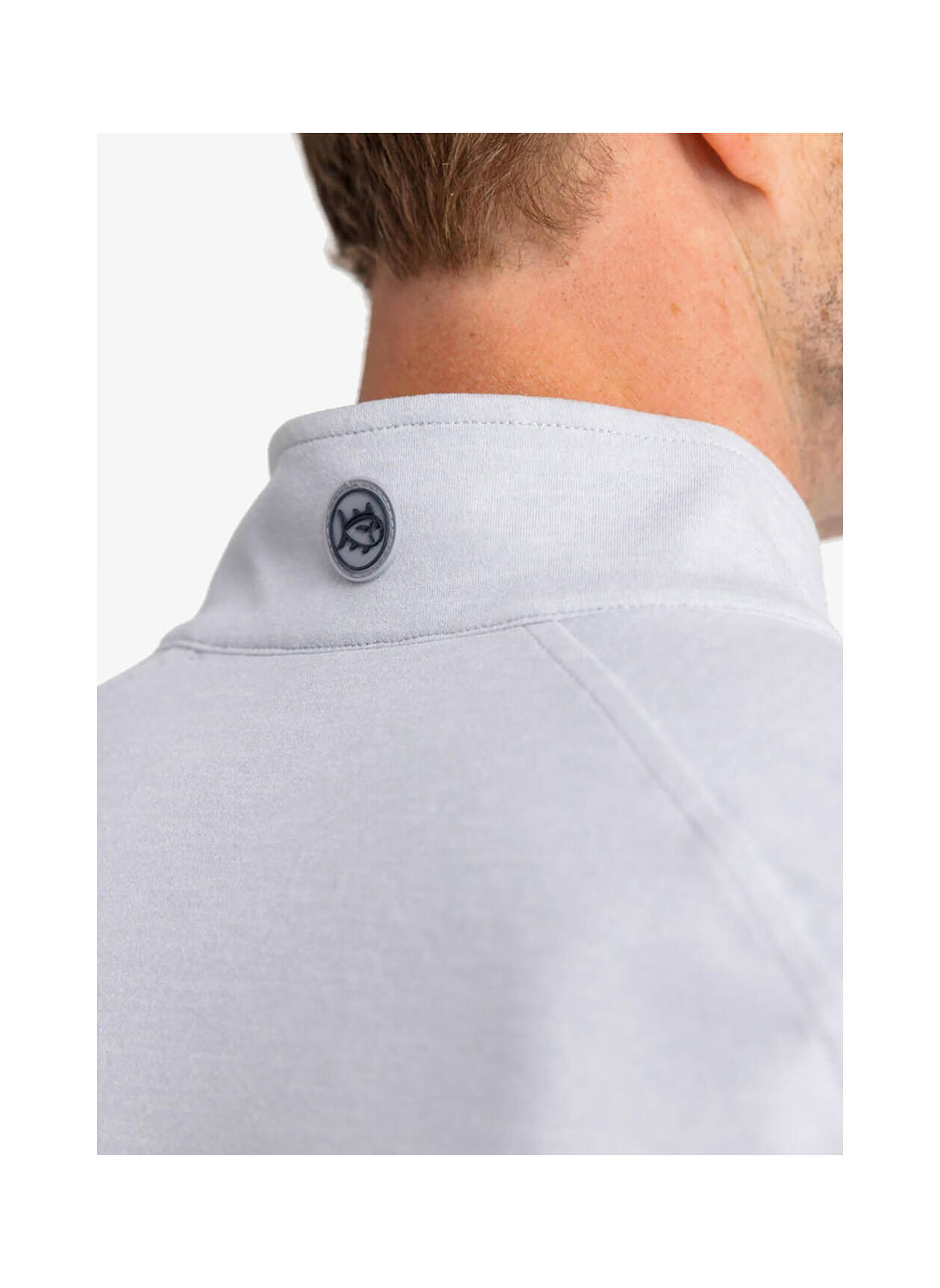 Southern Tide Mens Cruiser Heather Quarter-Zip